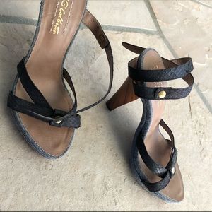 UGG Collection Leather Strap Heels